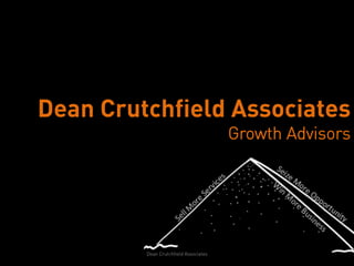 Dean Crutchfield Associates
                                       Growth Advisors




         Dean Crutchfield Associates
 
