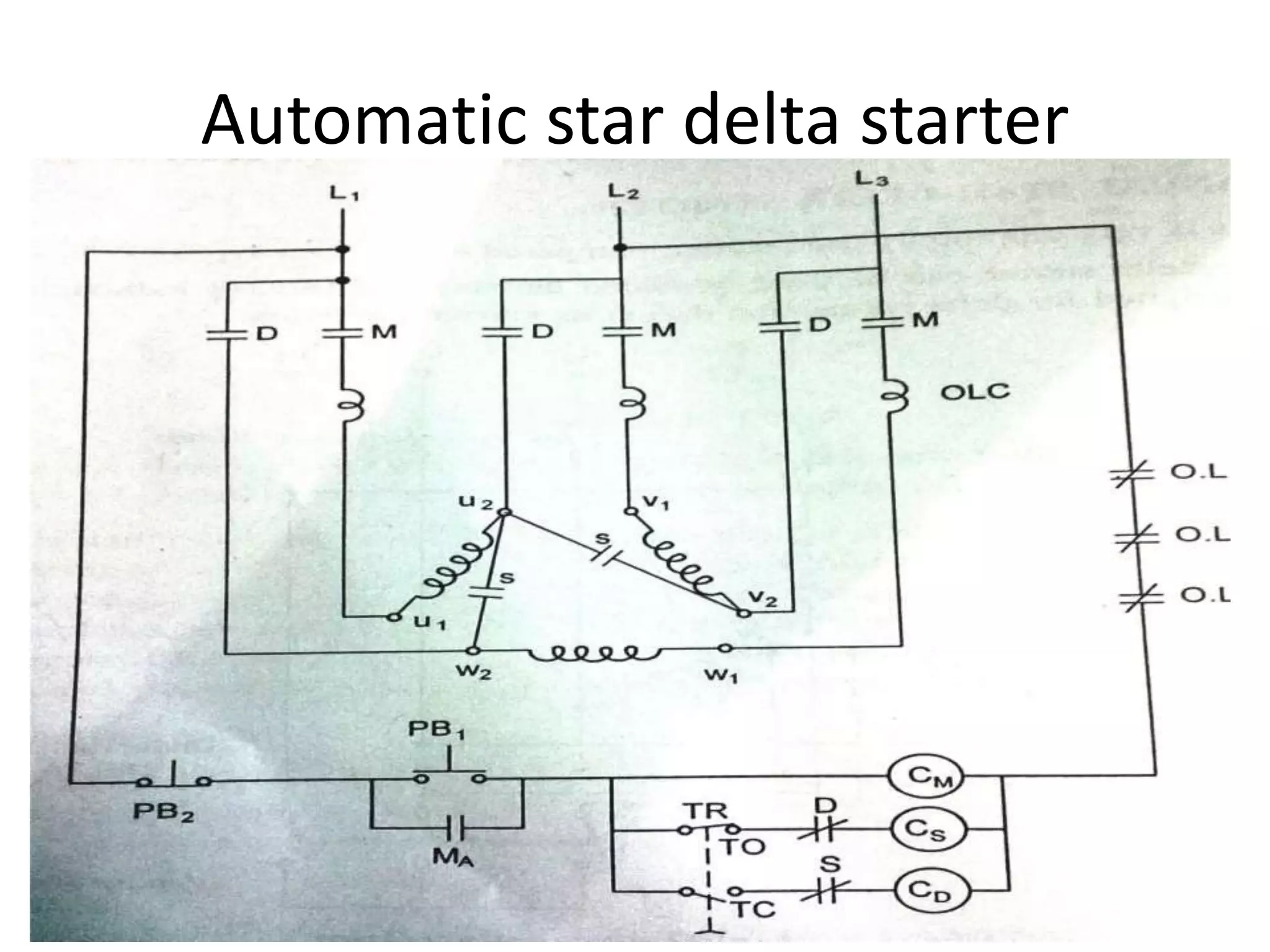 Automatic star delta starter