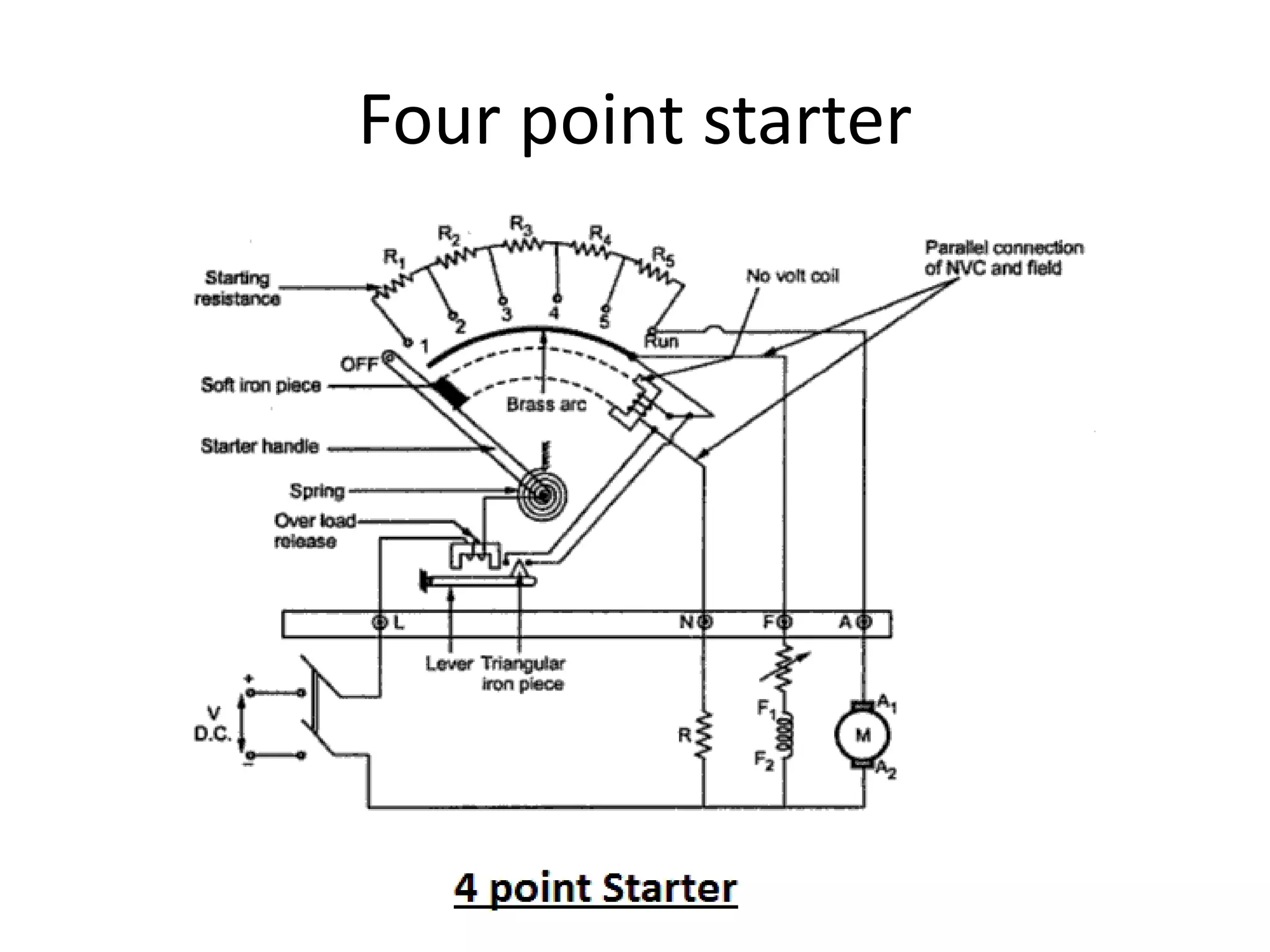 Four point starter