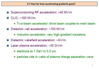 19
2.7 How far have accelerating gradients gone?
 