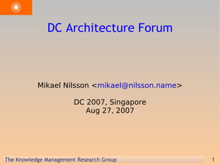 DC Architecture Forum ,[object Object],[object Object]
