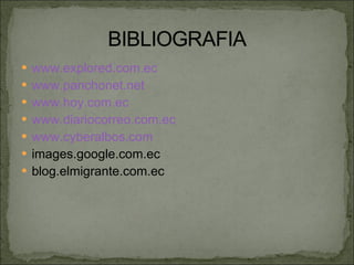www.explored.com.ec www.panchonet.net www.hoy.com.ec www.diariocorreo.com.ec www.cyberalbos.com images.google.com.ec blog.elmigrante.com.ec 