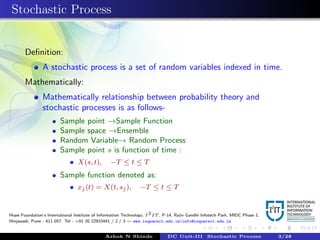 Digital Communication - Stochastic Process | PDF