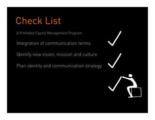 Armed
  With A 2x2 Growth Matrix
& A White Board DCA Rapidly
Create Precise Multi-channel
  Outreach Programs That
    Generate Immediate
           Impact
           Dean Crutchfield Associates
 