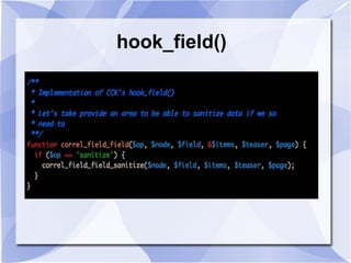 hook_field()
 
