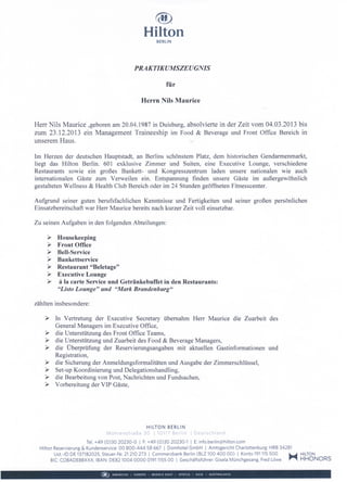 Hilton Traineeship Certificate_Nils Maurice