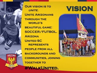 Arizona United Sponsorship Presentation-January 28 2015
