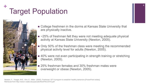 Freshman Physical Activity Program | PPTX