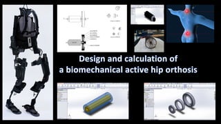 Design and calculation of Bio-mechanical Active Hip Orthosis