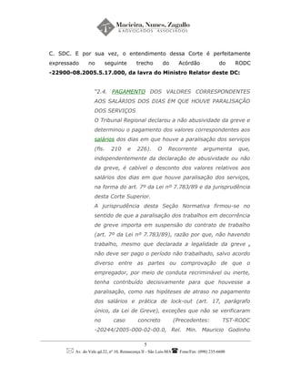 Dissidio Coletivo BASA 2011