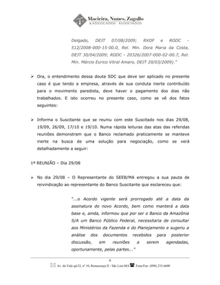 Dissidio Coletivo BASA 2011