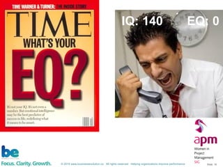 © 2015 www.businessevolution.co All rights reserved Helping organizations improve performance Slide: 16
IQ: 140 EQ: 0
 