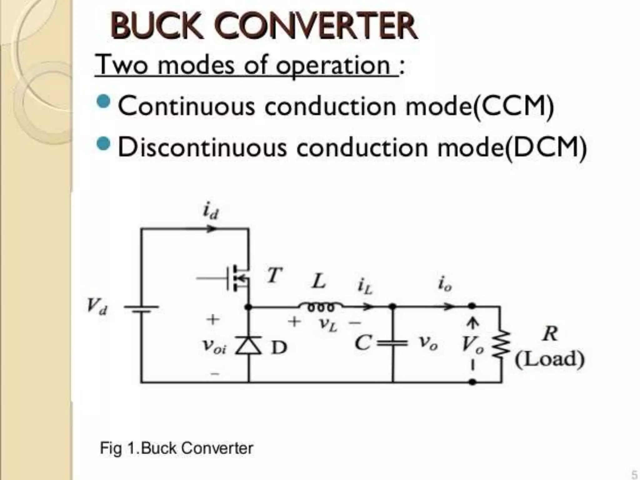 Dc buck converter | PPT | Free Download