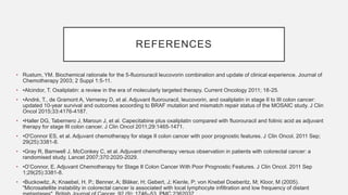 Adjuvant therapy for colon adenocarcinoma | PPTX