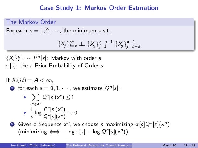The Universal Measure For General Sources And Its Application To Mdl