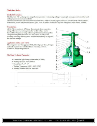 E m a i l : s a l e s @ m a n g o i n d u s t r i a l . c o m P h : 2 8 1 - 8 9 5 - 1 5 5 0 Page 28
 