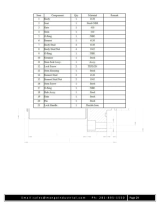 E m a i l : s a l e s @ m a n g o i n d u s t r i a l . c o m P h : 2 8 1 - 8 9 5 - 1 5 5 0 Page 29
 