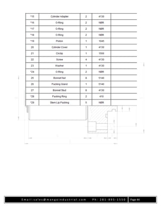 E m a i l : s a l e s @ m a n g o i n d u s t r i a l . c o m P h : 2 8 1 - 8 9 5 - 1 5 5 0 Page 44
 