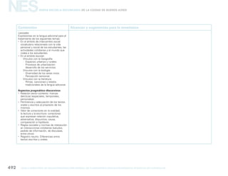 CABA - Diseño curricular para el ciclo básico - NES 2014-2020
