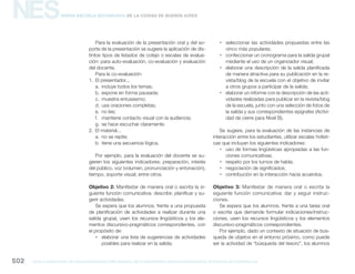 CABA - Diseño curricular para el ciclo básico - NES 2014-2020