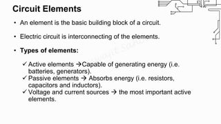 DC Circuits and Networks for BTech First Year in Electrical Engineering ...