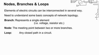 DC Circuits and Networks for BTech First Year in Electrical Engineering ...