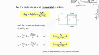 DC Circuits and Networks for BTech First Year in Electrical Engineering ...