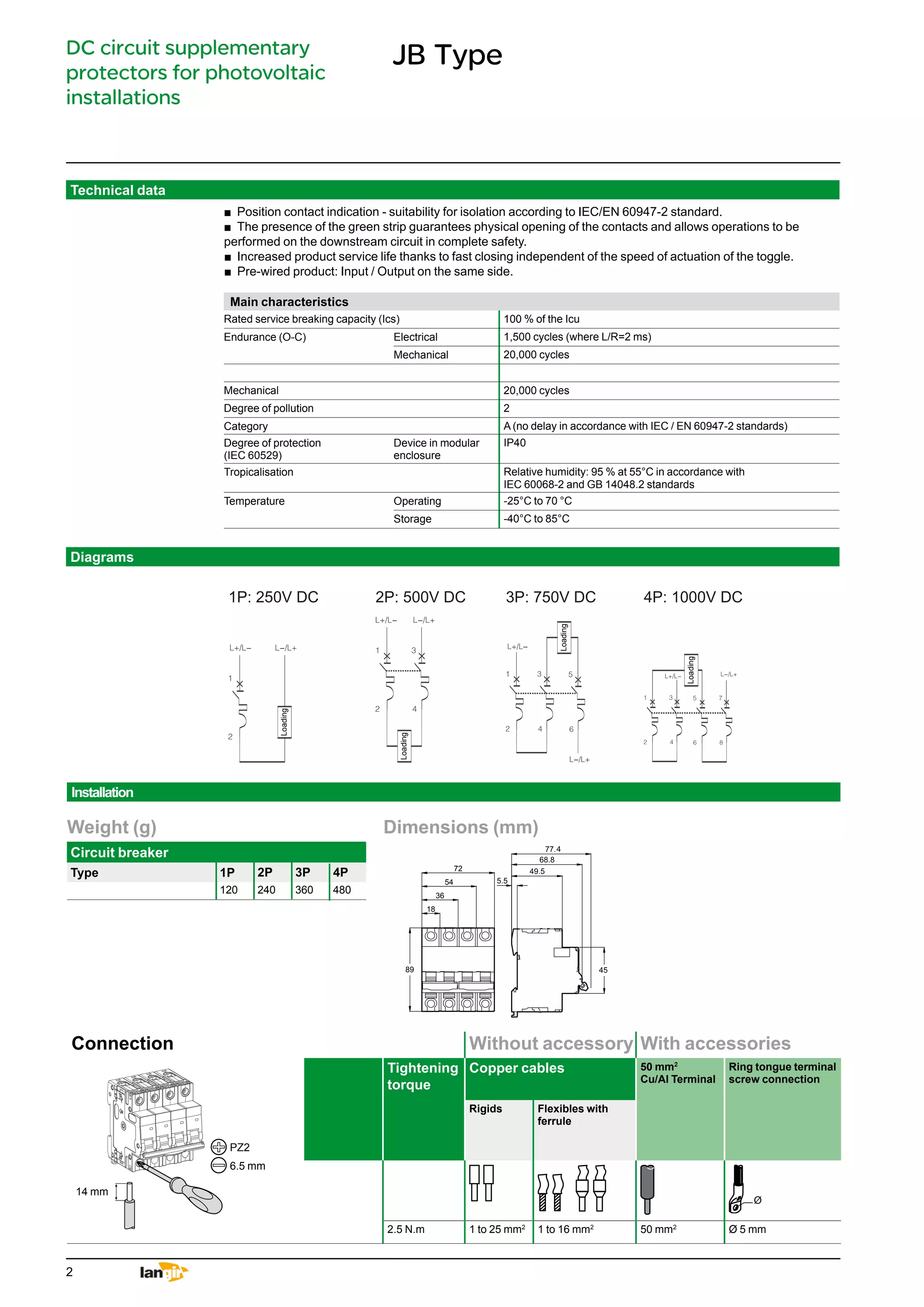 Dc circuit supplementary protectors for photovoltaic installations | PDF