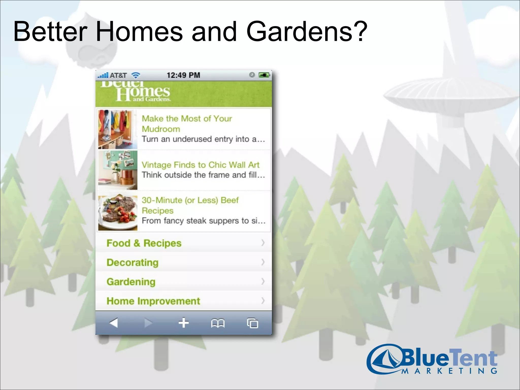 Better Homes and Gardens?
 