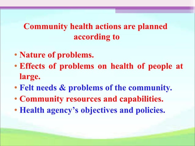 dc community health concepts for healthcare workers | PPT