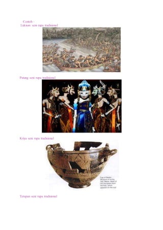 Pengertian Seni Rupa Tradisional + Gambar | DOCX