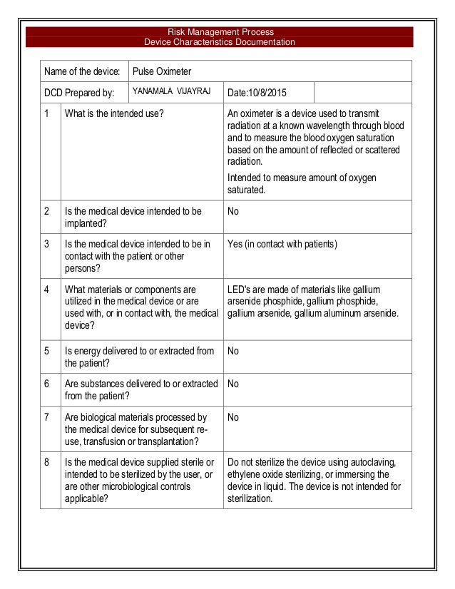 DCD of pulse oximeter
