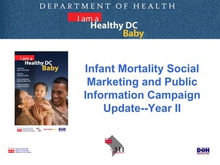 Infant Mortality Social Marketing and Public Information Campaign Update--Year II 