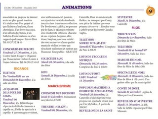 Echo du Bassin de Décembre