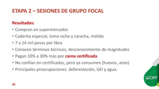 Sellos de carne eco amigable y de bienestar animal: están los consumidores de Cali dispuestos a pagar más?