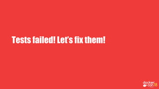 Tests failed! Let’s fix them!
 