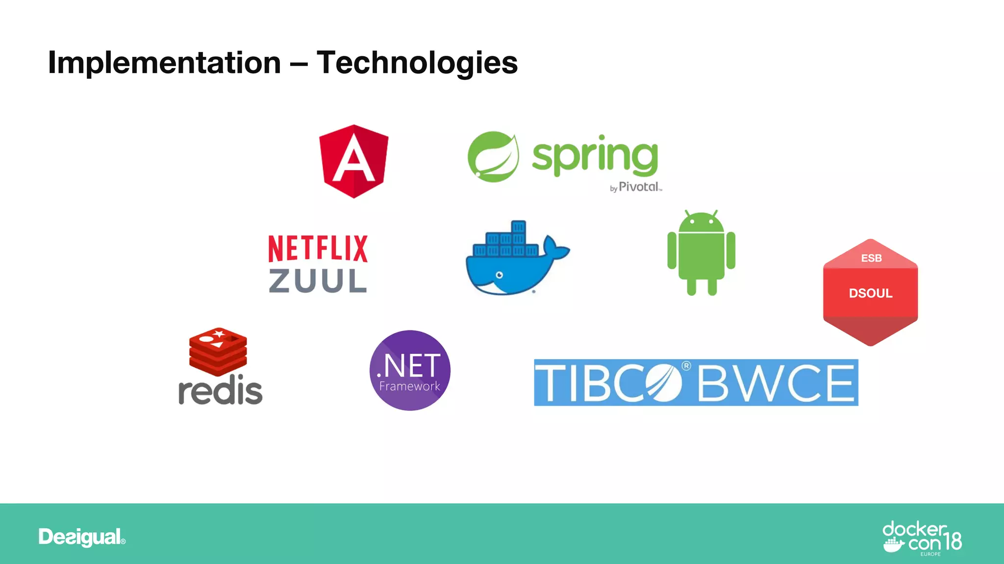 Implementation – Technologies
DSOUL
ESB
 