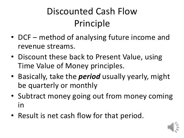 discounted cash flow example