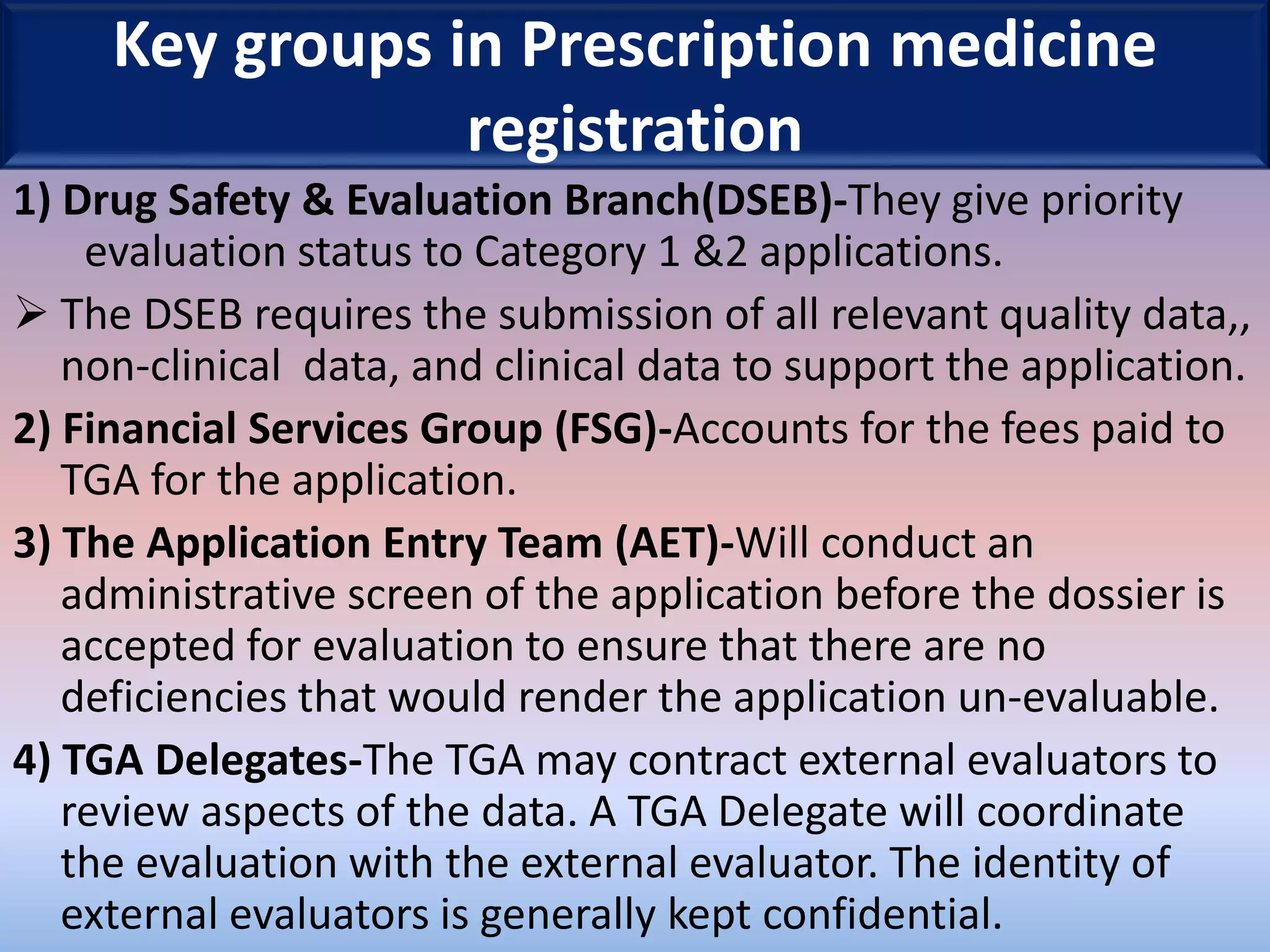 Fsg Key Regulatory guidelines of Australia | PPTX