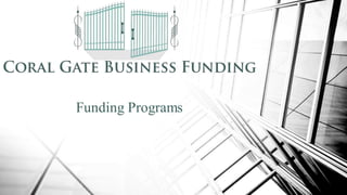 Funding Programs
 