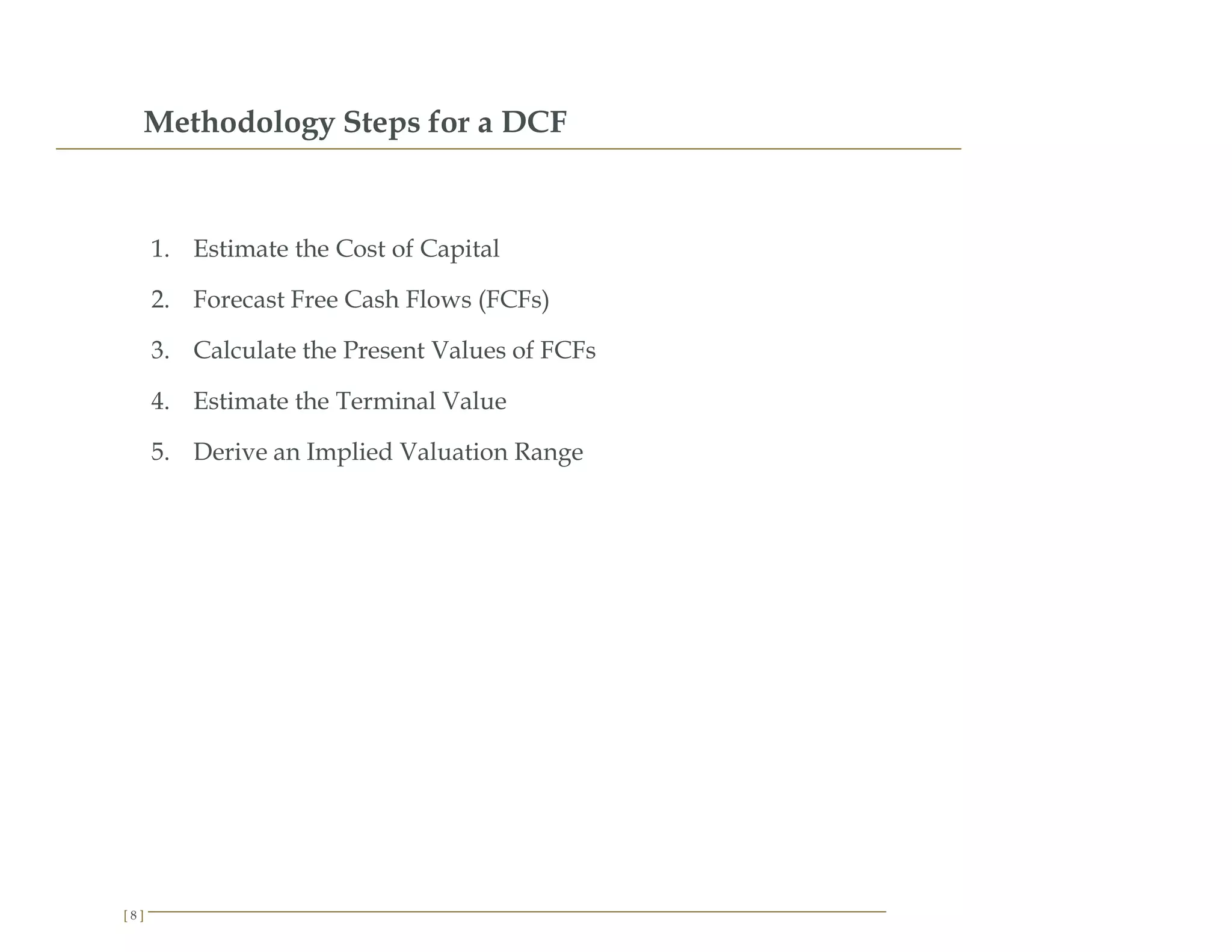 Discounted Cash Flow | PDF