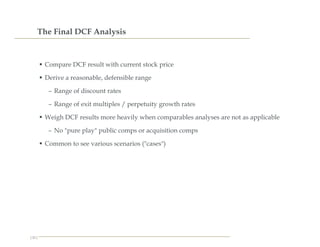 Discounted Cash Flow | PDF