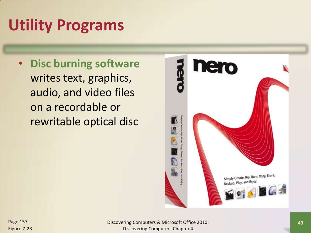 CH 4 Operating Systems And Utility Programs