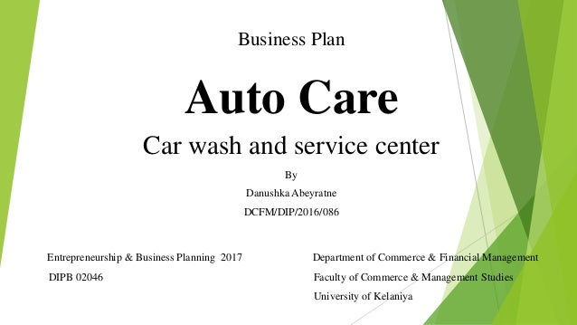 car wash business plan presentation pdf