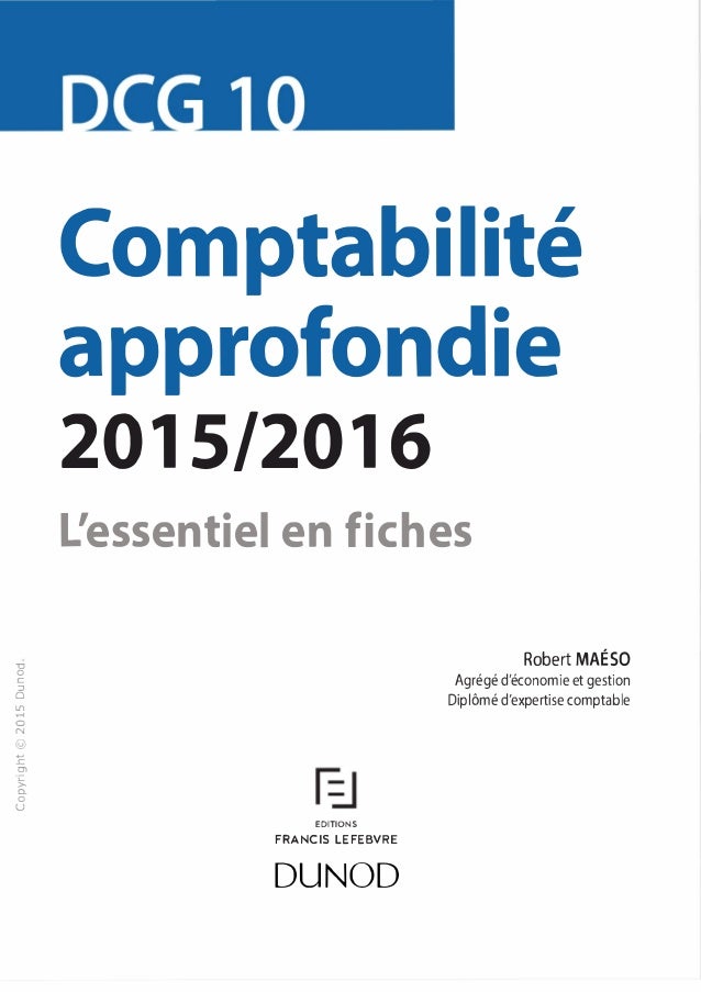 Dcg 2016 Comptabilité General - 