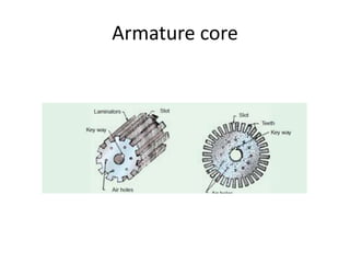 Armature core
 