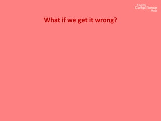 What if we get it wrong?
 