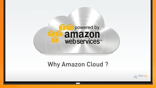 Why Amazon Cloud ?
 
