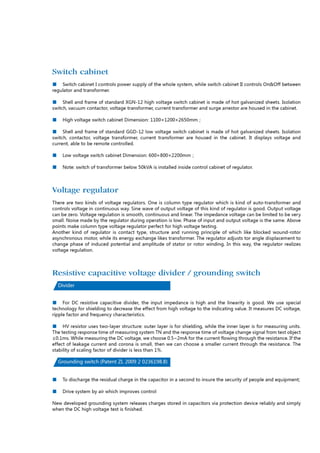 DC High Voltage Test System