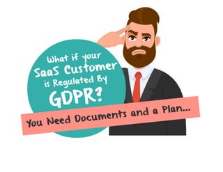 What If Your SaaS Customer is Regulated by the GDPR? You Need Documents and a Plan...